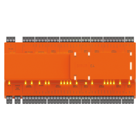 Сетевой контроллер Sigur E4 (До 4х точек доступа, Ethernet, DHCP, SNMP, OSDP)